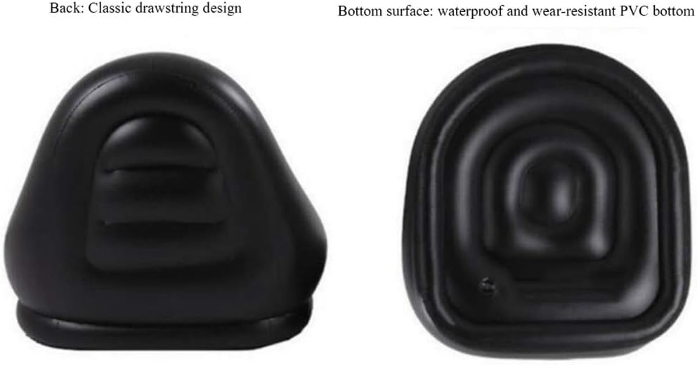 Inflatable Lounge Chair with Ottoman (كرسي استرخاء قابل للنفخ مع مسند قدم مريح)