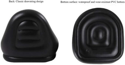 Inflatable Lounge Chair with Ottoman (كرسي استرخاء قابل للنفخ مع مسند قدم مريح)
