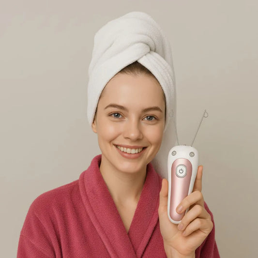 Electric Facial Threading Hair Removal (إزالة شعر الوجه بالخيط الكهربائي)